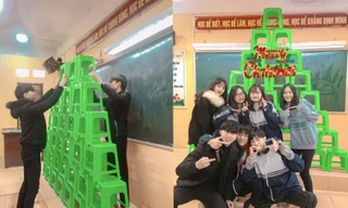 Bất ngờ với cây thông Noel có “1 không 2”