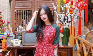 ‘Không thể rời mắt’ bộ ảnh chào Xuân đầy màu sắc của thiếu nữ 16 tuổi