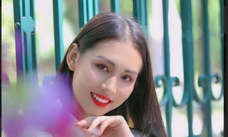 Hoa khôi Học viện Phụ nữ Việt Nam tinh khôi trong bộ ảnh áo dài