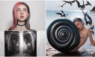 Không ngại khác biệt, hot girl Nga gây “sốt” với những bức ảnh kỳ quái đầy màu sắc