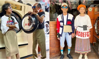 Học cách phối đồ cũ cực “chất” từ cặp vợ chồng U80