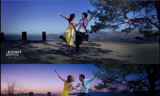 Đưa nhau đi muôn nơi, cặp đôi "tái hiện" y chang những cảnh phim nổi tiếng qua ảnh