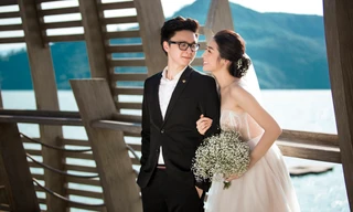 Á hậu Tú Anh khoe ảnh cưới lãng mạn ngay trước ngày lên xe hoa