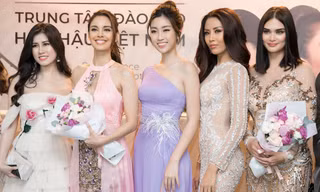 Hoa hậu Mỹ Linh lộng lẫy hội ngộ Hoa hậu thế giới Megan Young