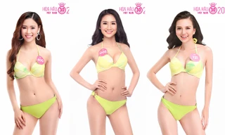 Cận cảnh vẻ nóng bỏng của 19 thí sinh vào chung kết Hoa hậu VN 2018