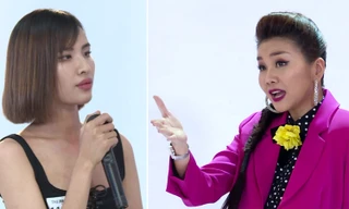 Phát ngôn trịch thượng, thí sinh The Face bị Thanh Hằng 'dằn mặt'.