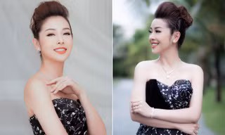 Jennifer Phạm mặc váy hoa cúp ngực khoe vai trần quyến rũ