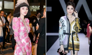 Thu Hằng diện mốt giấu quần, Jolie Nguyễn đeo trang sức tiền tỷ 