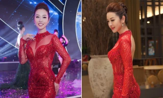 Jennifer Phạm mặc xuyên thấu, 'lấn át' dàn thí sinh Hoa hậu biển toàn cầu