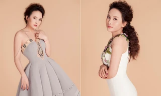 'Nàng dâu' Bảo Thanh mặc đầm đuôi cá bó sát khoe đường cong quyến rũ