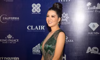 Nữ hoàng kim cương Đinh Hiền Anh lộng lẫy dự chung kết Hoa hậu Hoàn vũ.