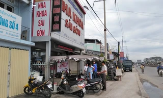 Hiện trường vụ việc.