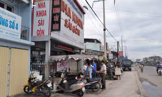 Hiện trường vụ việc.