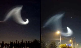 Vật thể lạ xuất hiện trên bầu trời Trung Quốc