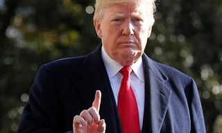 Tổng thống Mỹ Donald Trump tuyên bố rút quân khỏi Syria. Ảnh: AP