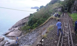 Đường sắt Bắc - Nam vẫn bị chia cắt đoạn qua đèo Cả 