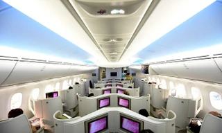 Khoang thương gia trên máy bay của Vietnam Airlines