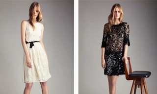 Thanh lịch, quyến rũ với đầm ren