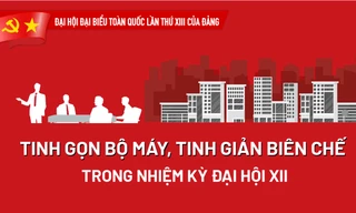 Tinh gọn bộ máy, tinh giản biên chế trong nhiệm kỳ Đại hội XII