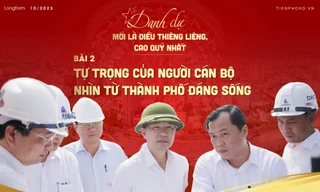 Tự trọng của người cán bộ - nhìn từ thành phố đáng sống