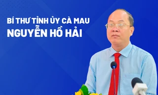Chân dung tân Bí thư Tỉnh ủy Cà Mau Nguyễn Hồ Hải