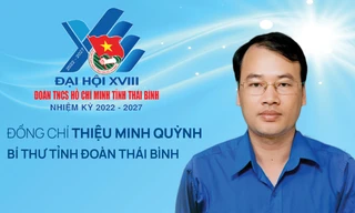 Chân dung Bí thư Tỉnh Đoàn Thái Bình khóa XVIII, nhiệm kỳ 2022-2027
