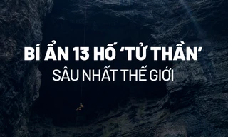 [Infographics] Bí ẩn 13 hố 'tử thần' sâu nhất thế giới