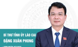 Chân dung Bí thư Tỉnh ủy Lào Cai Đặng Xuân Phong