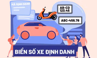 [Infographics] Thông tin chi tiết về biển số định danh