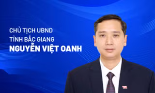 Chân dung tân Chủ tịch UBND tỉnh Bắc Giang Nguyễn Việt Oanh 