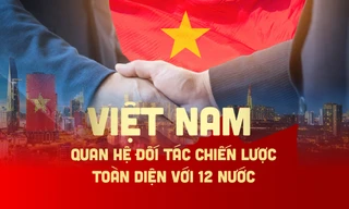 [Infographic] Việt Nam có quan hệ Đối tác Chiến lược Toàn diện với 12 quốc gia