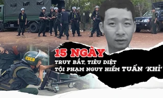 15 ngày truy bắt, tiêu diệt tội phạm nguy hiểm Tuấn 'khỉ'