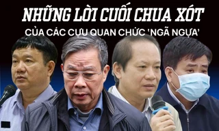 Những lời cuối chua xót các cựu quan chức ‘ngã ngựa’ 
