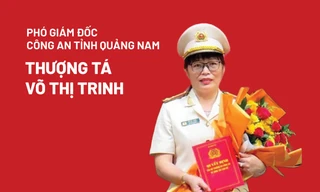 Chân dung nữ Thượng tá Võ Thị Trinh - Phó Giám đốc Công an tỉnh Quảng Nam