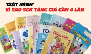 ‘Giật mình’ vì sao SGK lớp 1 tăng giá gần 4 lần