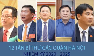 Chân dung 12 Bí thư quận ở Hà Nội