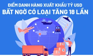 Điểm danh hàng xuất khẩu tỷ USD, bất ngờ có loại tăng 18 lần