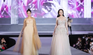 Hồng Diễm và Thu Quỳnh lần đầu ‘đọ sắc’ trên sàn runway 