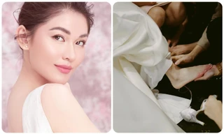 Showbiz 11/12: Á hậu Thùy Dung gặp sự cố trong đám cưới, phải tạm dừng hoạt động