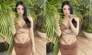 Thanh Bi tung ảnh bikini khoe số đo vòng ba gần chạm mốc 100cm
