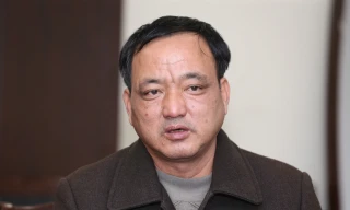 Ông Đỗ Văn Tào- bố Hoa hậu Đỗ Thị Hà. Ảnh: Như Ý