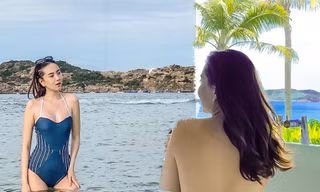 MC thời tiết Mai Ngọc mặc bikini khiến ai nhìn cũng mê đắm