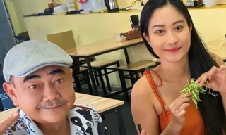 NSND Việt Anh và bạn gái kém 36 tuổi trong ngày Valentine