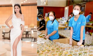 Á hậu Ngọc Thảo: 'Mẹ nói làm việc thiện thì không cần lý do'