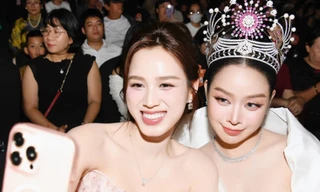 Thanh Thủy, Đỗ Hà, Tiểu Vy làm nóng thảm đỏ Hoa hậu Việt Nam 