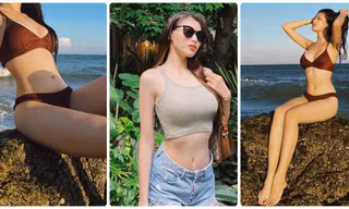 Á hậu Ngọc Thảo trở lại ‘đường đua’ bikini gây 'bão' mạng