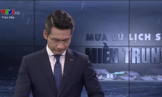 BTV Tuấn Dương chính thức lên tiếng về sự cố khi dẫn live về bão lũ miền Trung