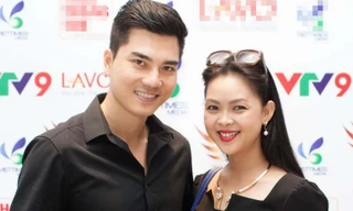 Diễn viên Thành Được và bà xã- Vân Anh. 