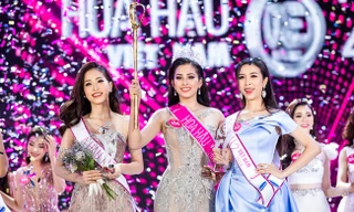 Top 3 Hoa hậu Việt Nam 2018. 