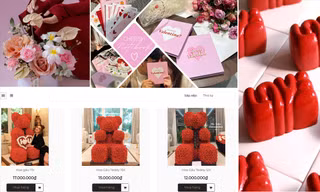 Nhiều sản phẩm quà tặng Valentine được giới thiệu, rao bán 